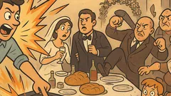 Виц: Сватбата без бой… докато DJ-то пусна MK