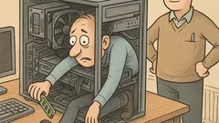 Виц: Пише имейл до системния админ...