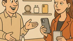 Виц: Млада жена си купува iPhone…