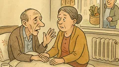 Виц: Мъж на смъртно легло моли жена си