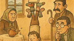 Виц: Има шест крака, а ходи на глава...