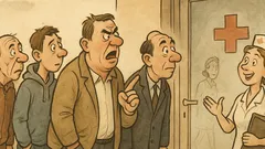 Виц: Татко чака пред родилното...