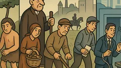 Виц: Първобитен строй — никой не робува