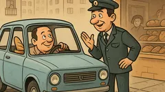 Виц: Катаджия спира стар „Запорожец“