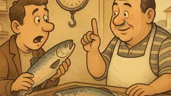 Виц: В магазин за риба…