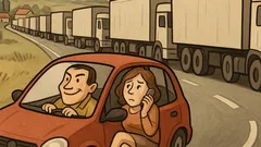 Виц: Изпревариш 17 ТИР-а и тя: „Тоалетна…?“