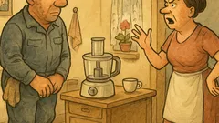 Виц: Какъв е този мъж в кухнята?!