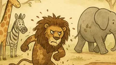 Виц: Лъвът пита кой е най-красив?