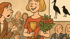 Виц: Една блондинка отива на конкурс