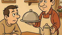 Виц: — Чай или кафе? Нещо по-твърдо имаш ли?