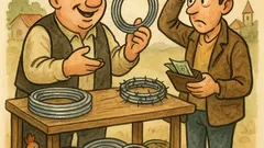 Виц: Търся си тел до 100 лв.