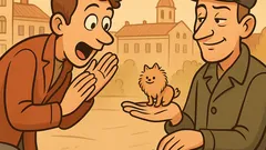 Виц: Уау, какво симпатично кученце!