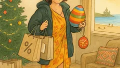 Виц: Мина и Черният петък, остана плаж