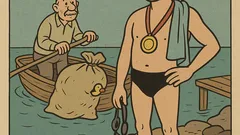 Виц: Журналист пита шампион по плуване…