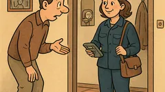 Виц: Мога ли да вляза да го видя?