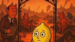 Виц: Какво става, когато лимон отиде в Ада?