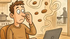 Виц: Седя във Фейсбук и мирише на картофки