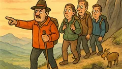 Виц: Планинският водач каза: гледайте вляво!