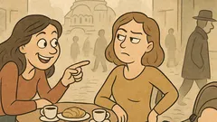 Виц: Между две приятелки за детето