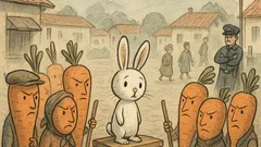 Виц: Заекът влиза в зеленчуков магазин…