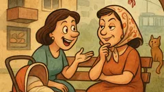 Виц: Между две приятелки…