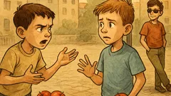 Виц: Иванчо има 5 ябълки, а Митко...