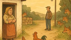 Виц: Мъжете са като кокошките…