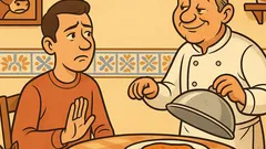 Виц: Какво има за ядене?