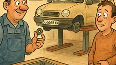 Виц: Скъпи, колата пак е на ремонт?