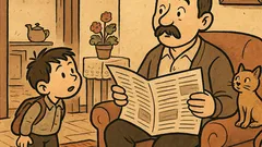 Виц: Иванчо пита тате за духове