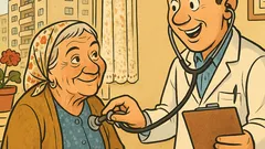 Виц: Бабичка на преглед при доктора…