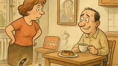 Виц: Скъпи, дебела ли съм?