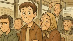 Виц: Ако ме ръчкат в тролея…