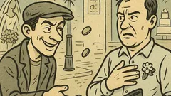 Виц: Бате, дай пет лева!