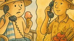 Виц: „Ало, Юли?“ — „Август съм.“