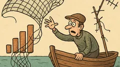 Виц: Рибар хвърля мрежа — няма покритие!