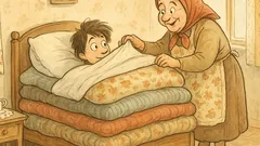 Виц: Ако заспиш с един чаршаф…