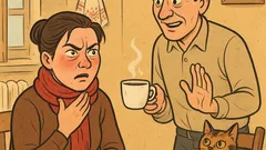 Виц: Жена ми има тежка ангина