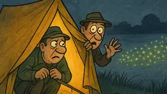 Виц: Двама рибари, комари и светулки