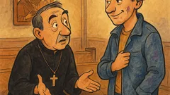 Виц: Отче, намерих 500 евро...