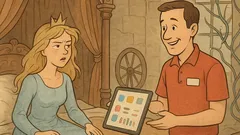 Виц: Иван от A1 буди красавицата