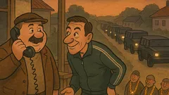 Виц: Бате, ще звъннем на телефон…