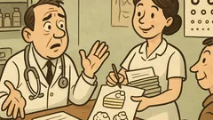 Виц: Лекарят казва на сестрата…