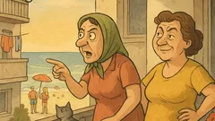 Виц: Видях мъжа ти на плажа…