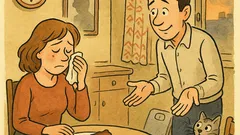 Виц: „Мила, стига! Не плачи…“