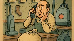 Виц: Алооо! Магазинът за прахосмукачки ли е?