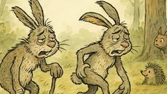 Виц: Един заек пъшка в гората...