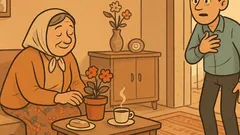 Виц: Тъщата дойде на гости...