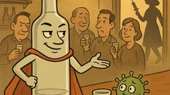 Виц: Алкохолът убивал вируса! И...