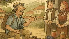 Виц: Почивах на 2300 км от Париж...